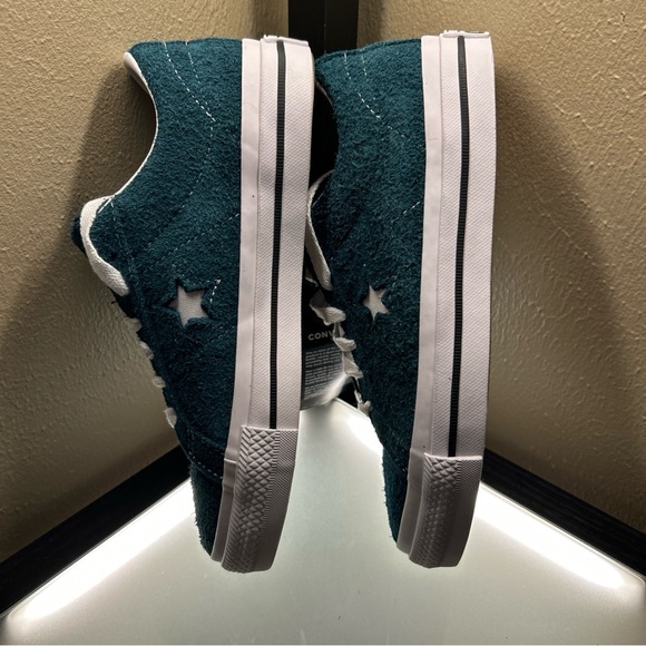 Converse One Star Pro Low Midnight Turquoise Size W/5.5 M/4 A03218C - Picture 5 of 10